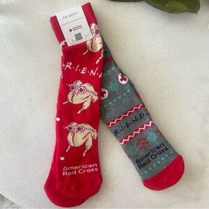 American Red Cross Friends Socks Holiday Promotion Turkey Central Perk New